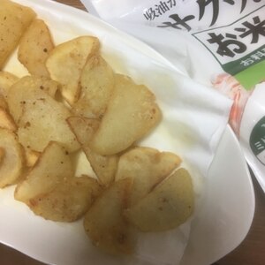 米粉で癖になるフライドポテトの作り方